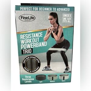 NIB Resistance Workout Powerband Trio